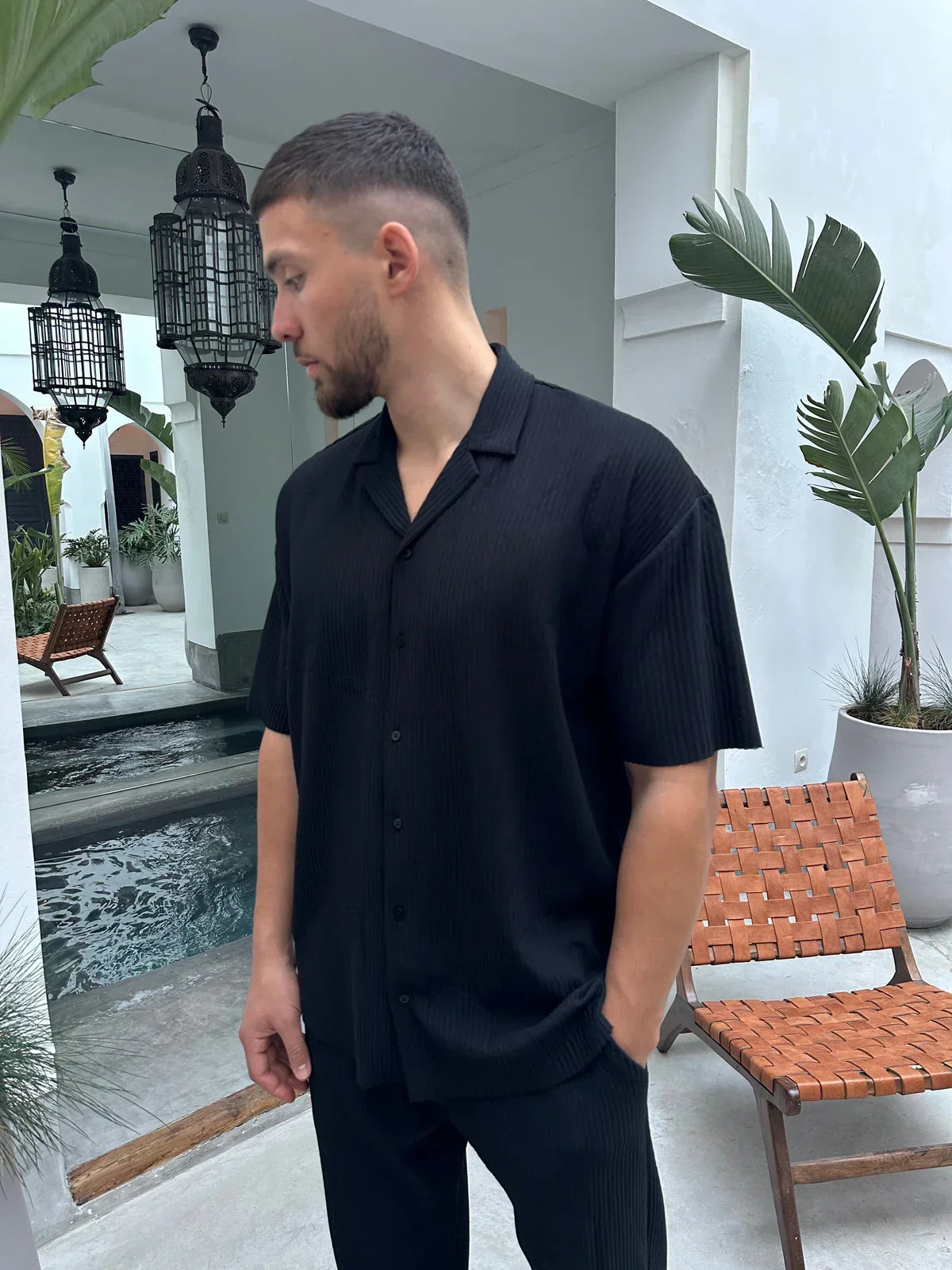 Ensemble Class chic Et Simple , short et chemise pour Été - LAFRIQ