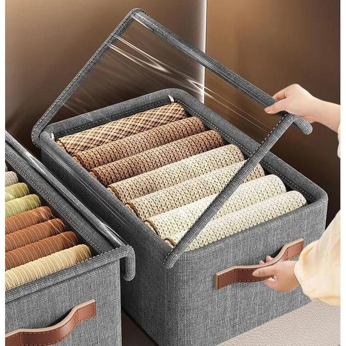 Boîte de Rangement Pliable صندوق تخزين شفاف