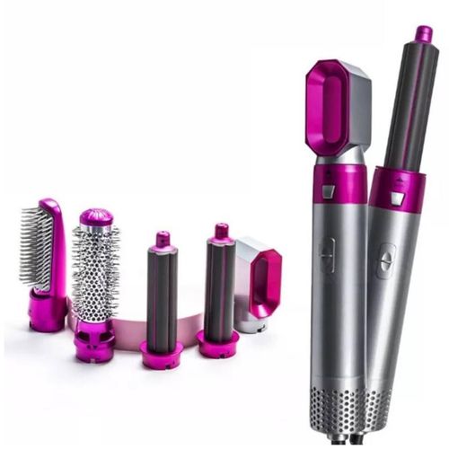 5en1Brosse à cheveux مجفف شعر مع مشط