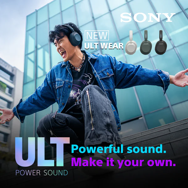 CASQUE SONY ULT avec Pochette + 3 mois Netflix Spotify Gratuit! + écouteurs sony avec fil cadeaux