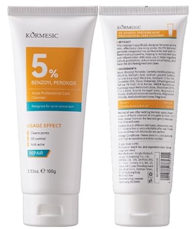 Gel de peroxyde de benzoyle pour l'acné