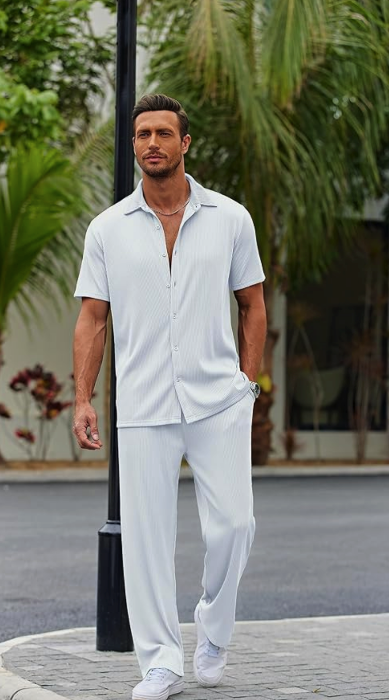 Ensemble Class chic Et Simple , short et chemise pour Été - LAFRIQ