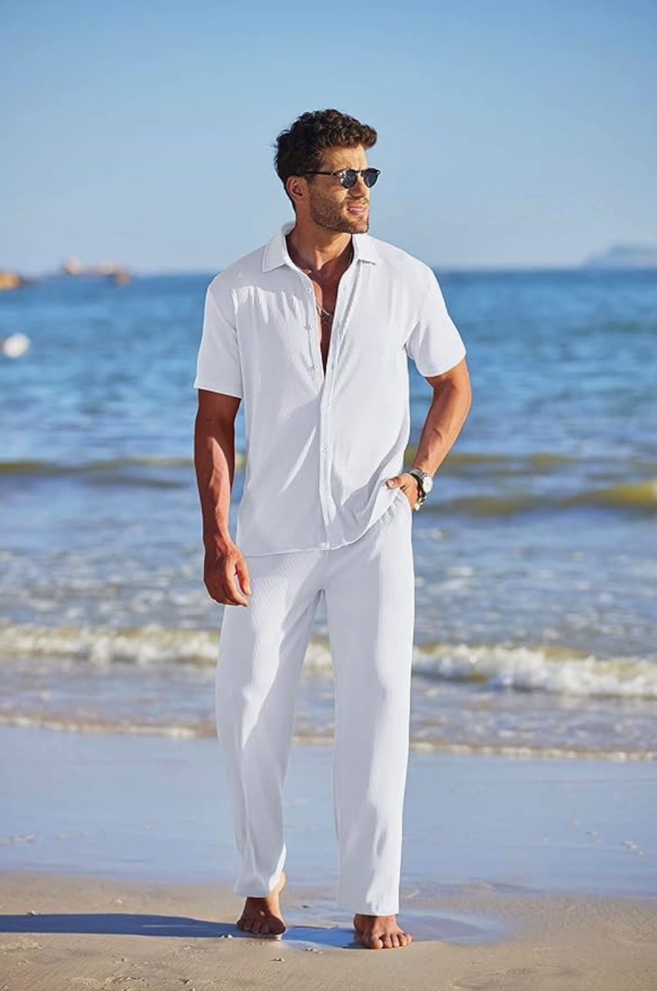 Ensemble Class chic Et Simple , short et chemise pour Été - LAFRIQ