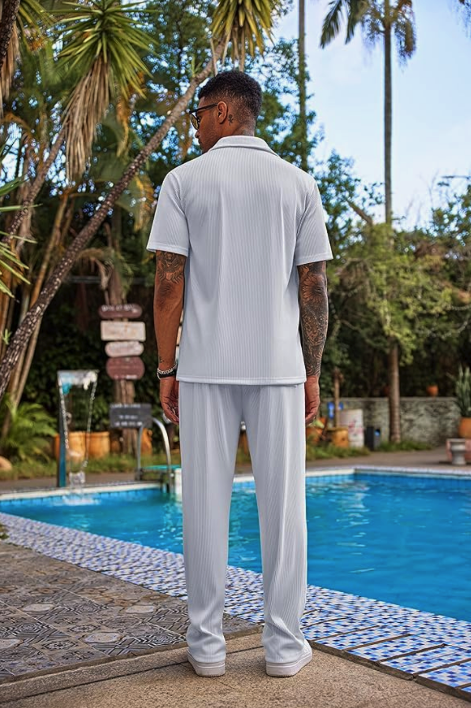 Ensemble Class chic Et Simple , short et chemise pour Été - LAFRIQ
