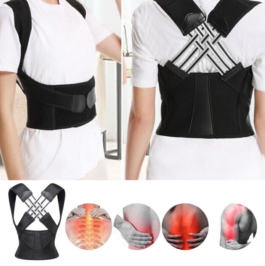 đïž Correcteur De Posture Pour Attelle Dorsale RĂ©glable - Pour Hommes Et Femmes đ§ââïžđ§ââïž - LAFRIQ
