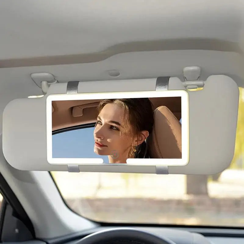 Miroir de courtoisie de voiture مراة فانيتي للسيارة مع اضواء