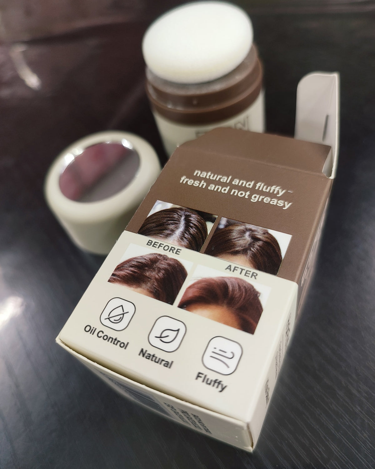 Poudre pon pon بودرة اخفاء فراغات الشعر