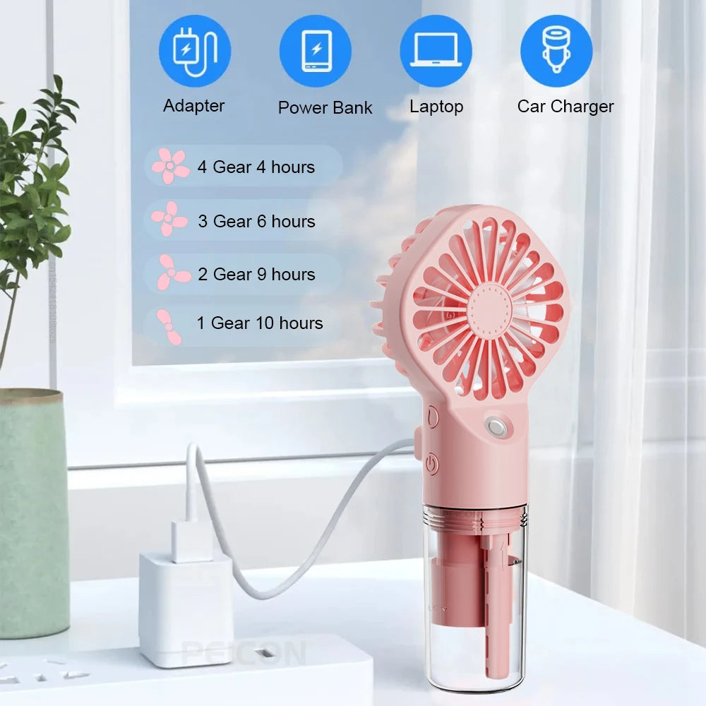 Fan portable مروحة رش ماء