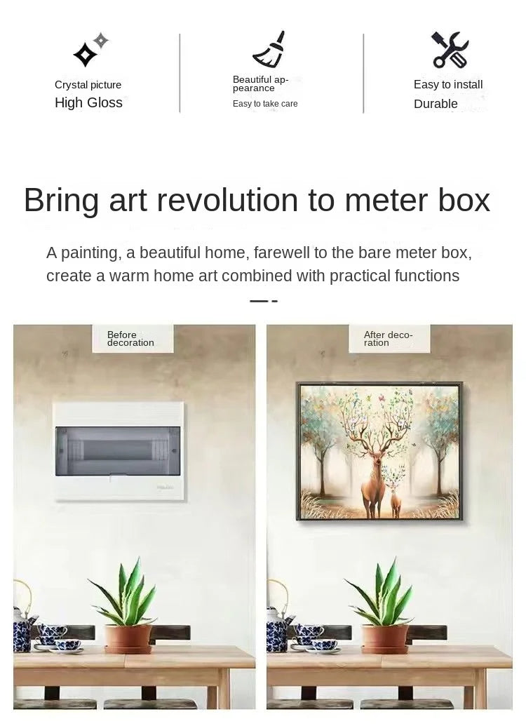 Décor boîte électrique ديكور صندوق عداد كهربائي