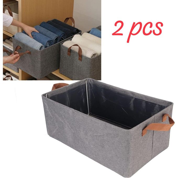 2 Boîtes de Rangement صندوقين لتخزين القماش