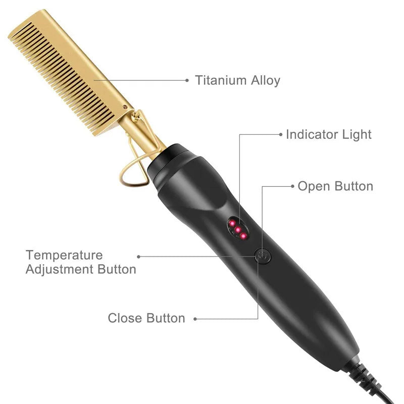 Peigne chaud brosse  مشط كهربائي ساخن