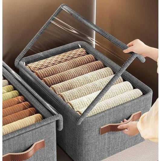 Boîte de Rangement Pliable  صندوق تخزين شفاف