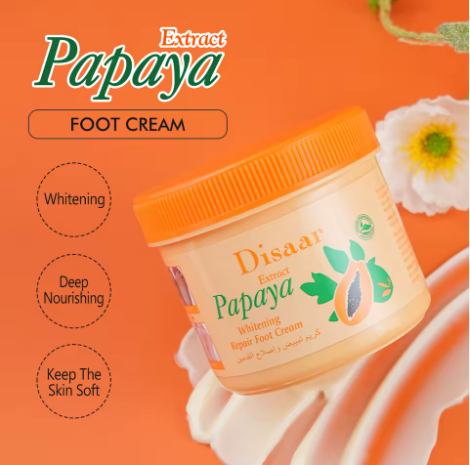 crème pour les pieds à la papaye  كريم القدم بالبابايا