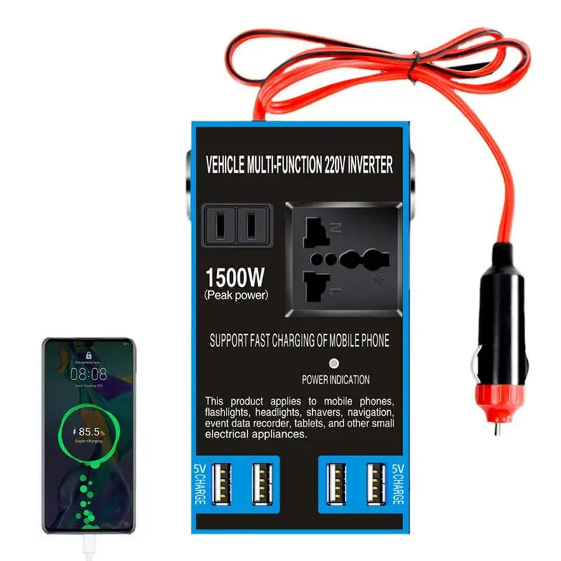 Onduleur universel محول طاقة  للسيارة 2000W