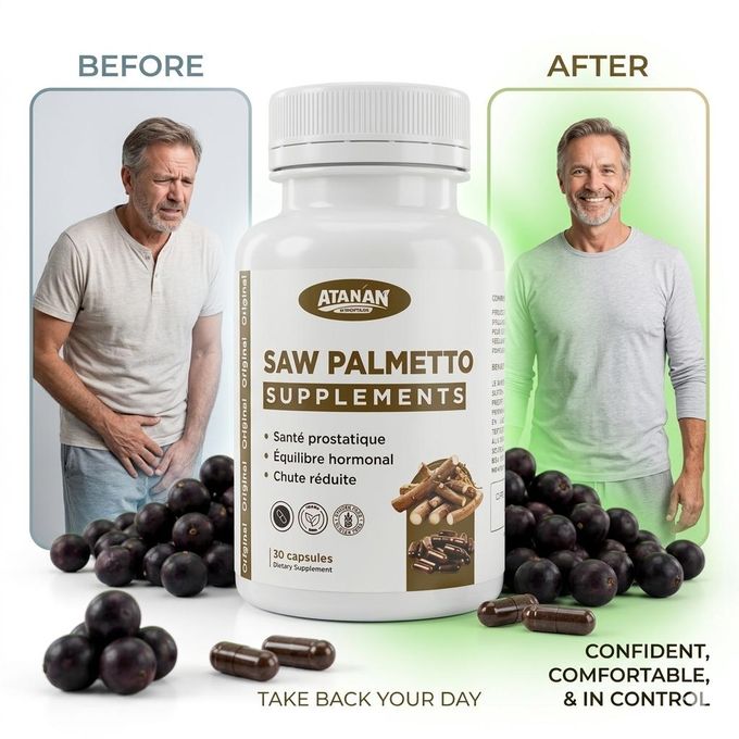 Saw Palmetto   مكمل غذائي لصحة البروستاتا والتوازن الهرموني