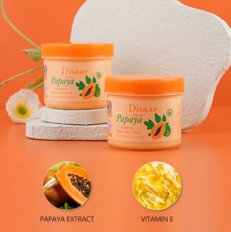crème pour les pieds à la papaye  كريم القدم بالبابايا