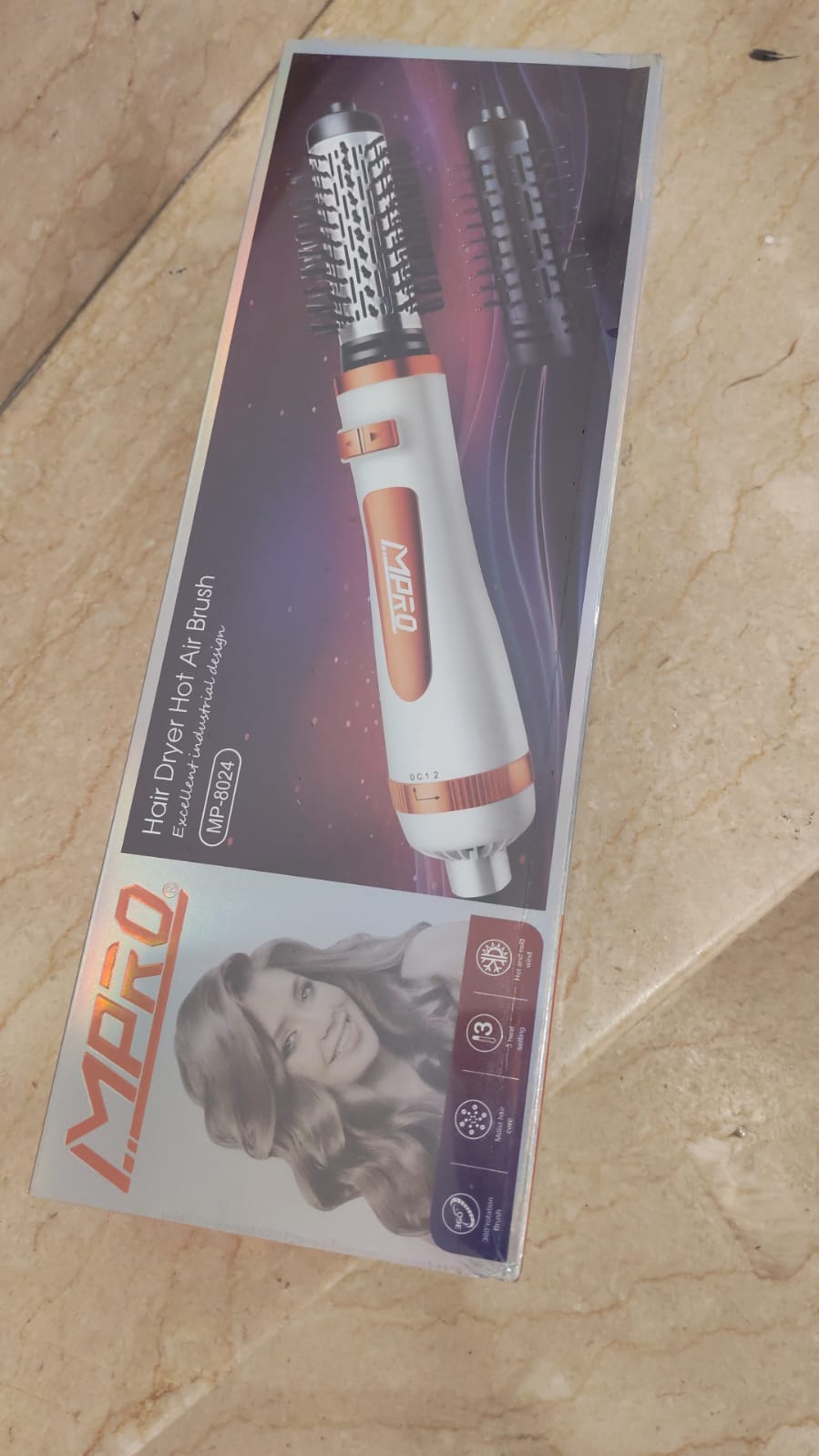 MPro Sèche-cheveux Rotatif 2 en 1