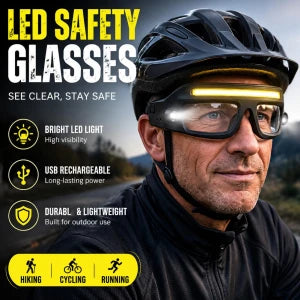 نظارات رأس  قابلة لإعادة الشحن Lunettes LED frontales rechargeables