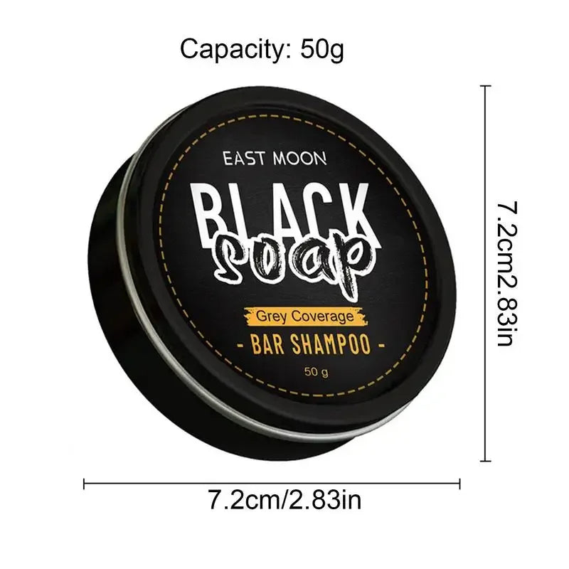 black soap صابون أسود لتغطية الشعر الرمادي