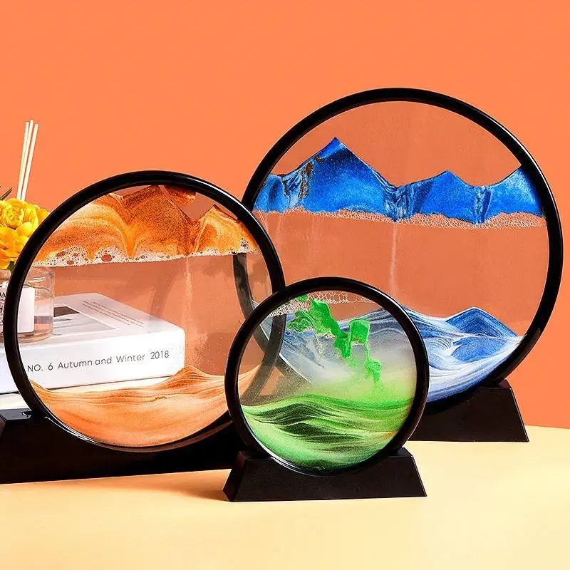 tableau de sable  لوحة رملية متدفقة
