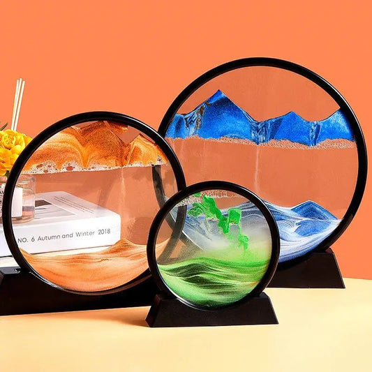 tableau de sable  لوحة رملية متدفقة