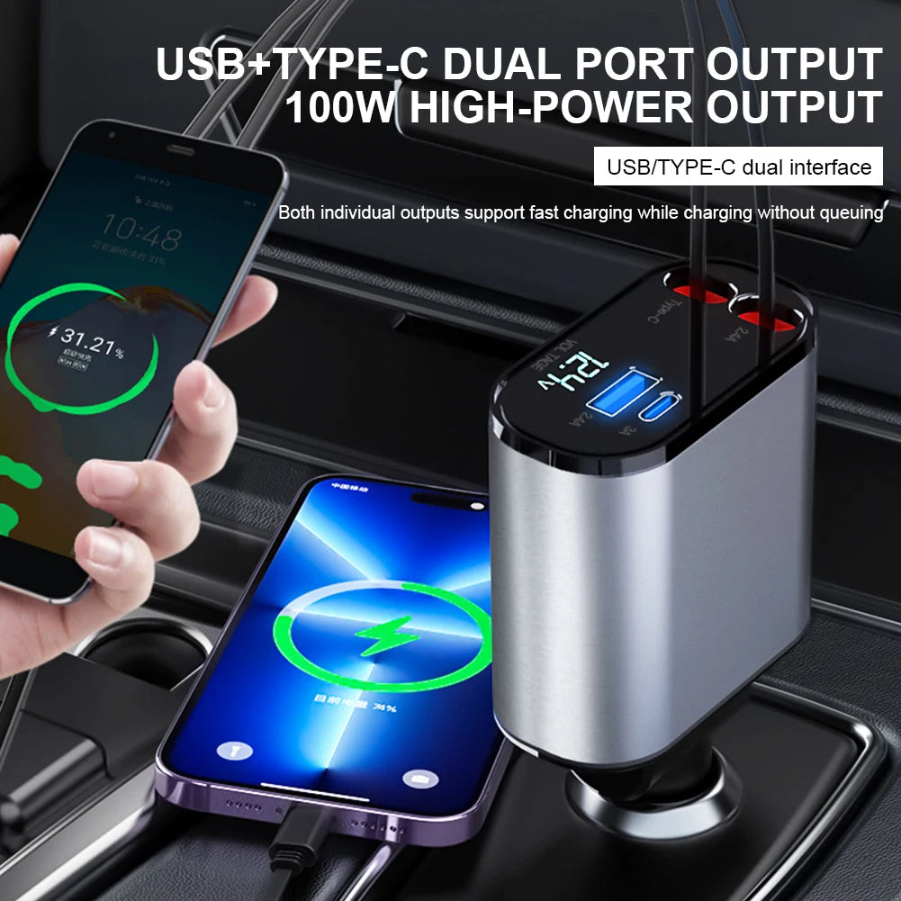 fast charge شاحن سيارة سريع