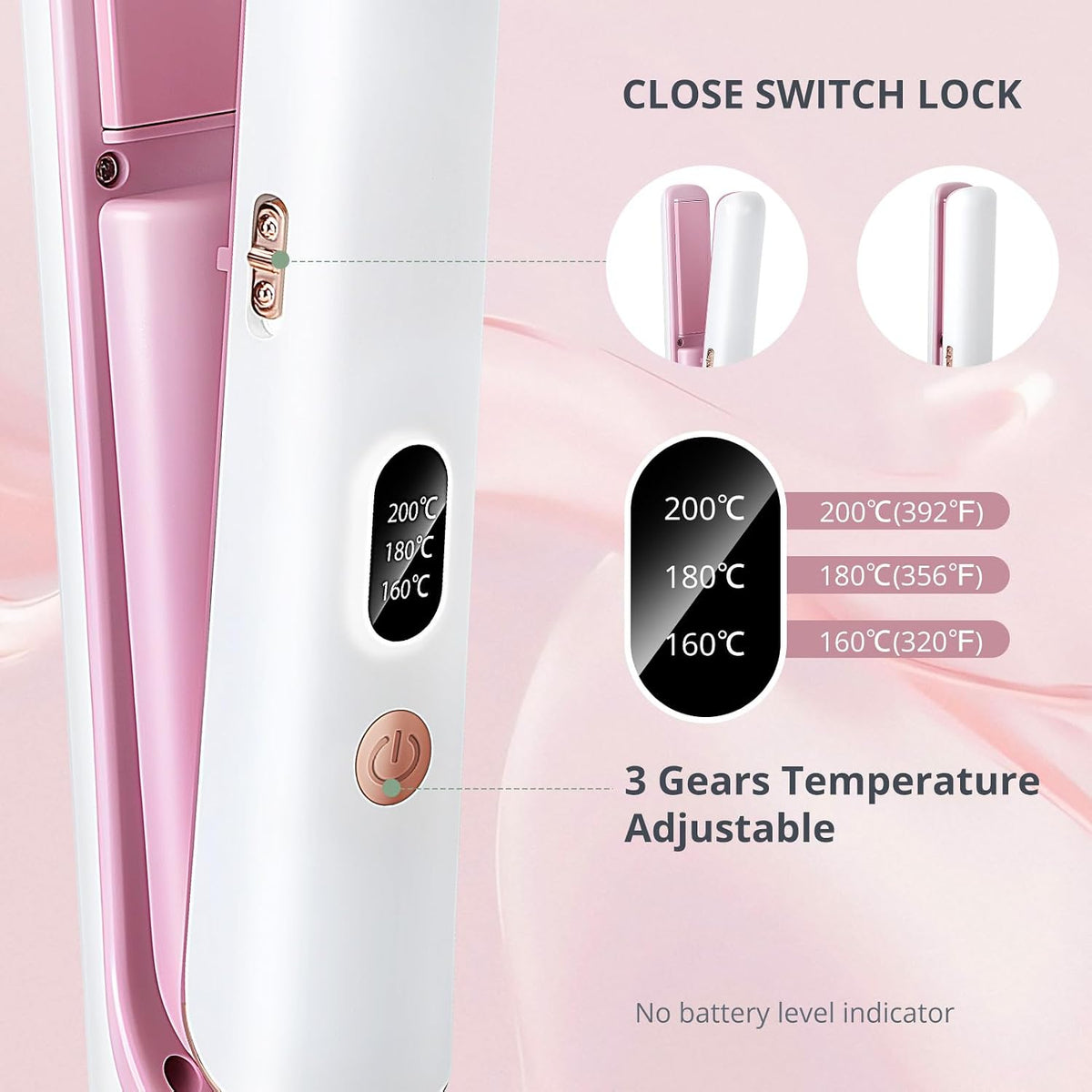 lisseur portable  مكواة شعر محمولة 2 في 1