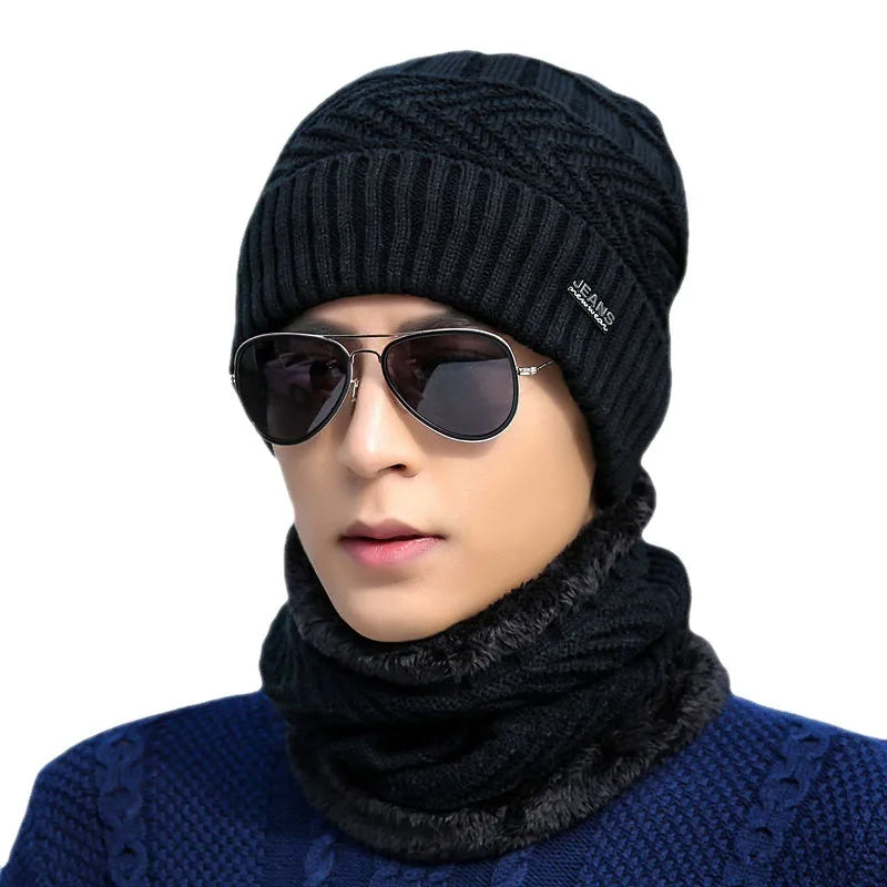 Chapeaux écharpe طقم قبعة ووشاح شتوي