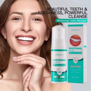 mousse de blanchiment des dents  رغوة تبييض أسنان