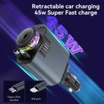Chargeur de voiture5 en 1  محول ولاعة سجائر 66 واط للشحن السريع