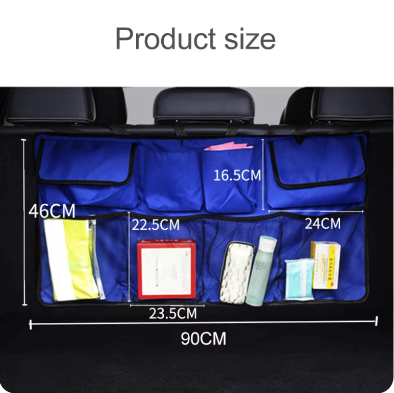 Sac de rangement pour siège de voiture, Avec 8 Poches.