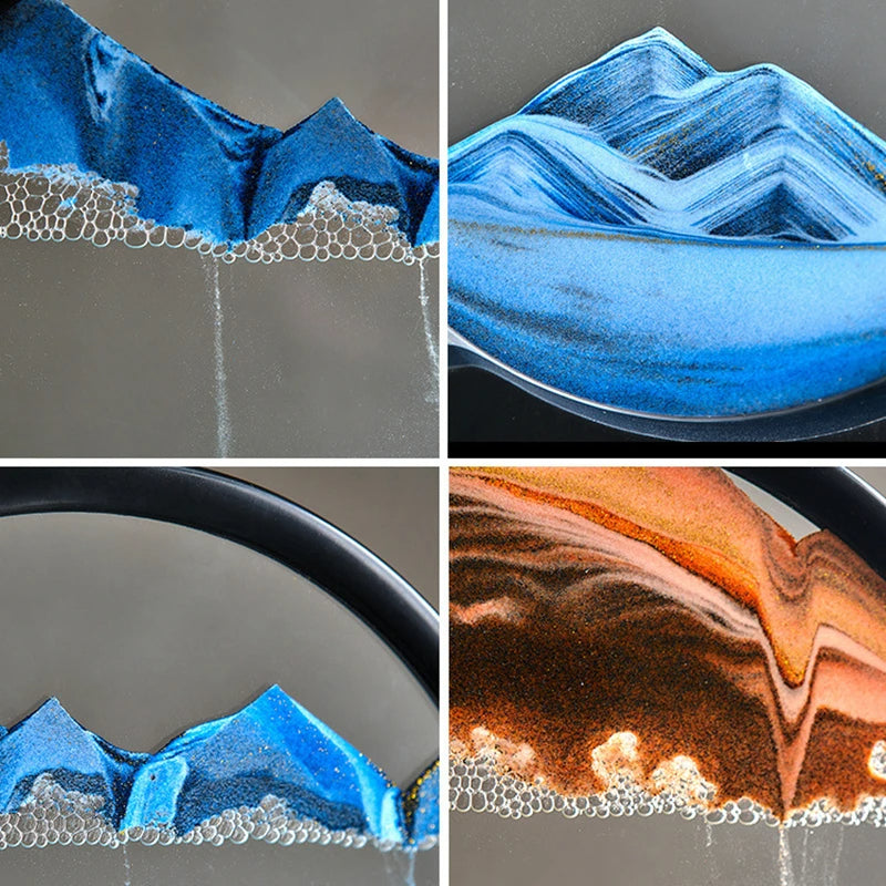 tableau de sable  لوحة رملية متدفقة