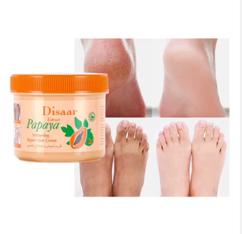crème pour les pieds à la papaye  كريم القدم بالبابايا