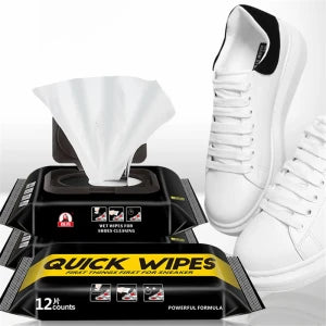 quick wipes مناديل تنظيف الأحذية