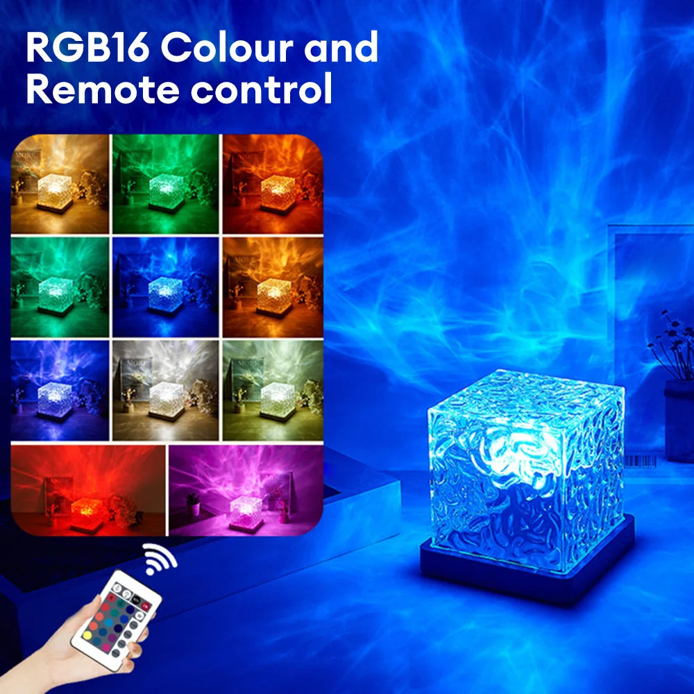 Projecteur Rotatif مصباح  بإضاءة دوارة 16 لونًا