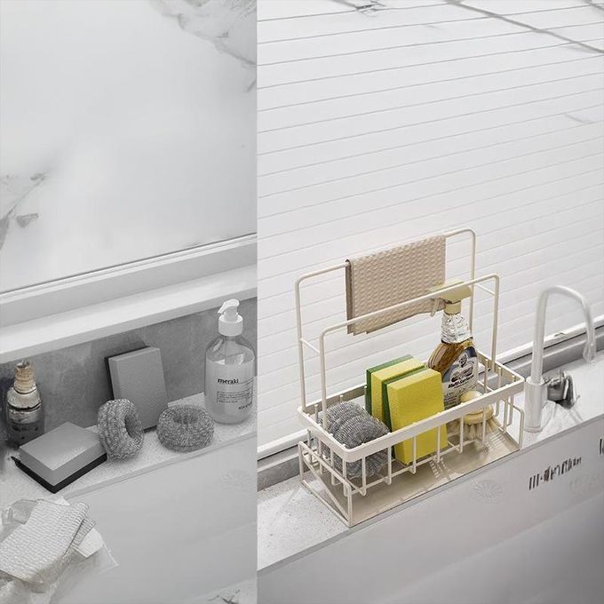 Sink Caddy Sponge Holder Basket حامل إسفنجة حوض المطبخ