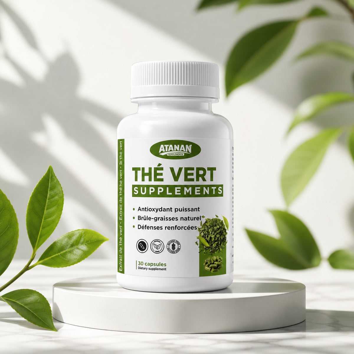 ATANAN Thé Vert مكملات الشاي  الأخضر