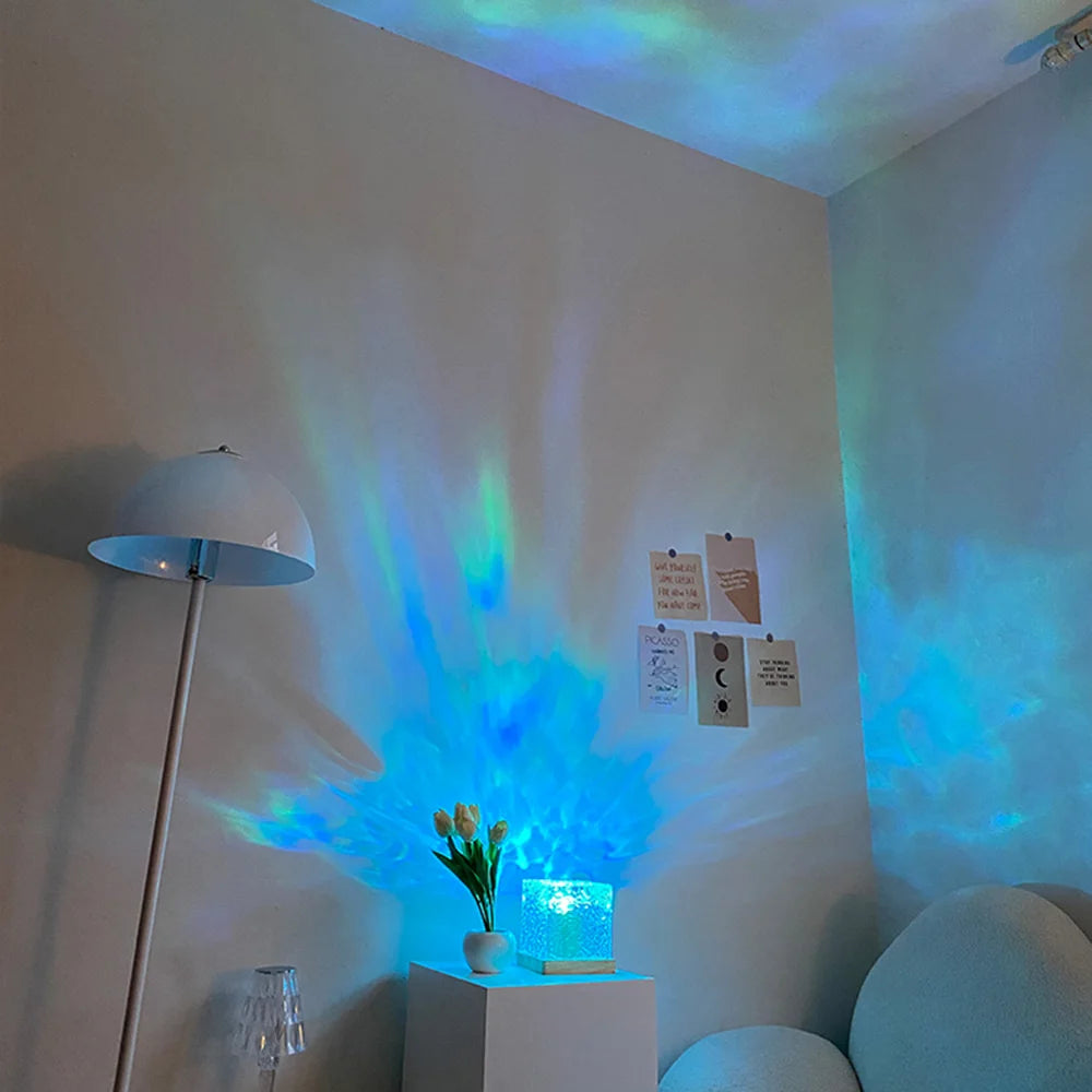Projecteur Rotatif مصباح  بإضاءة دوارة 16 لونًا
