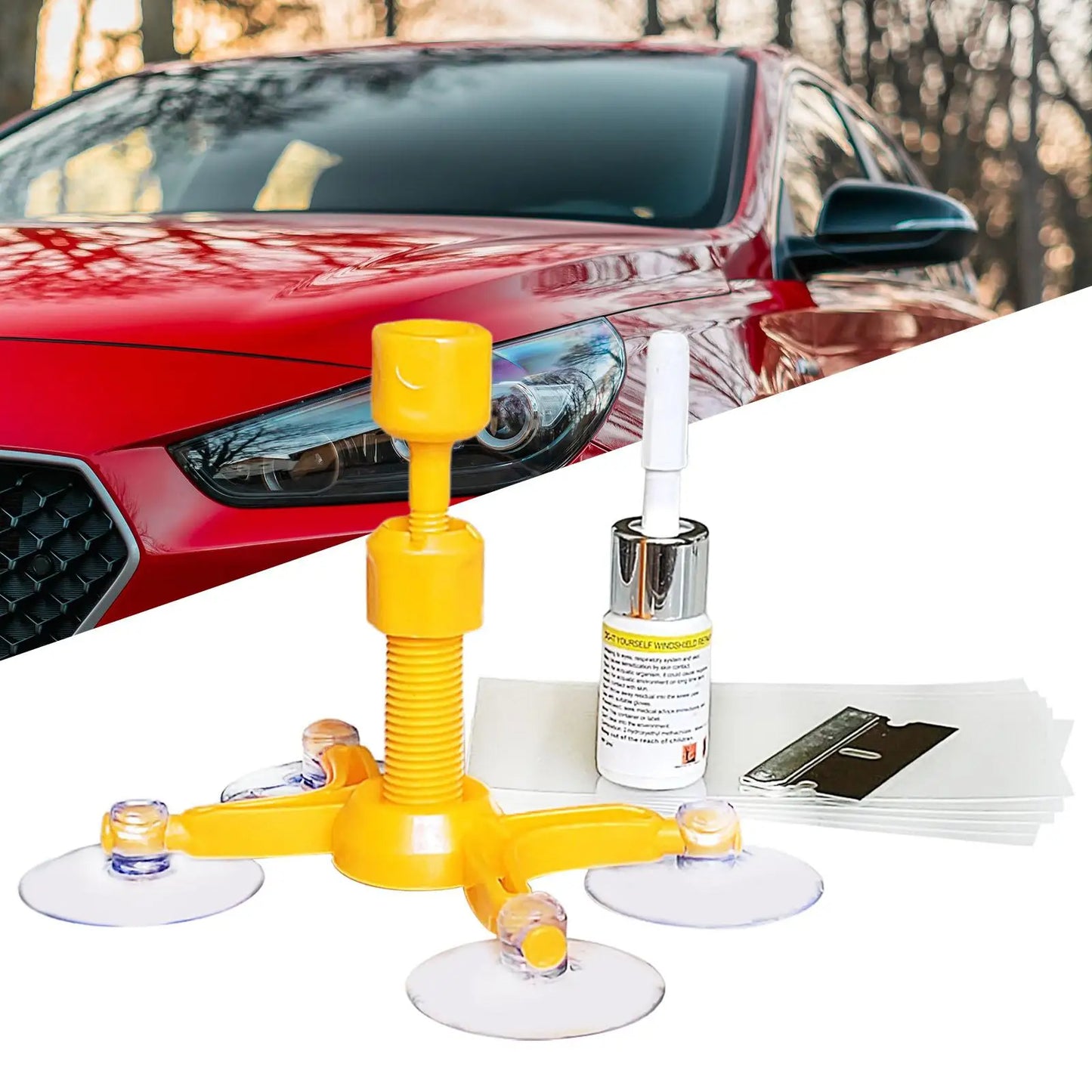 windshield  إصلاح الزجاج  للسيارة