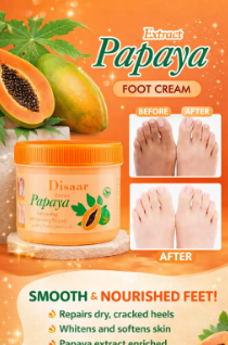 crème pour les pieds à la papaye  كريم القدم بالبابايا