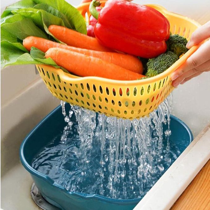 Passoire de Cuisine  مصفاة مطبخ مزدوجة الطبقات