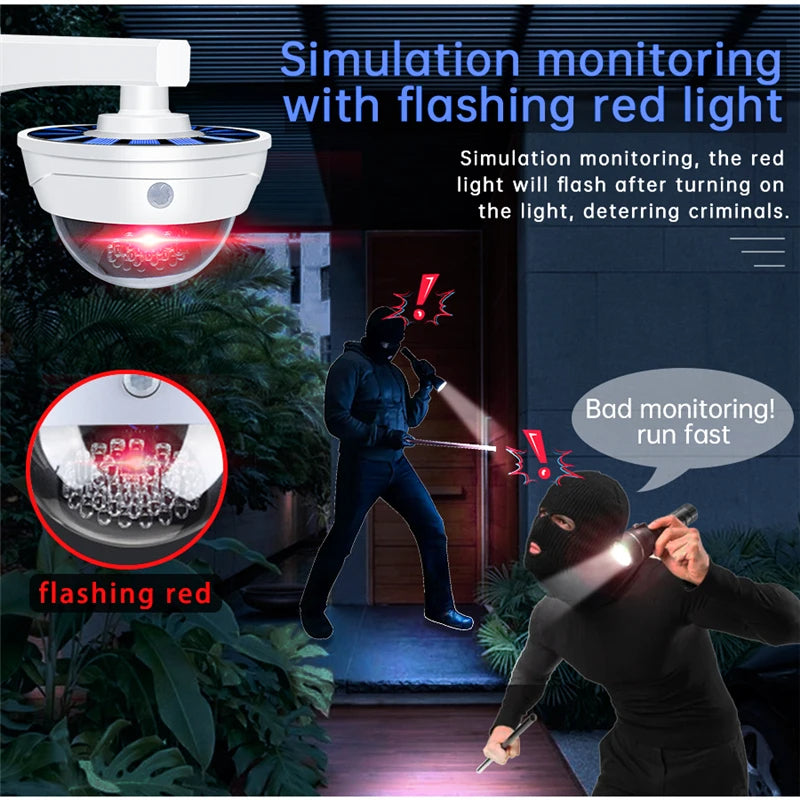 solar monitoring مصباح  على شكل كاميرا