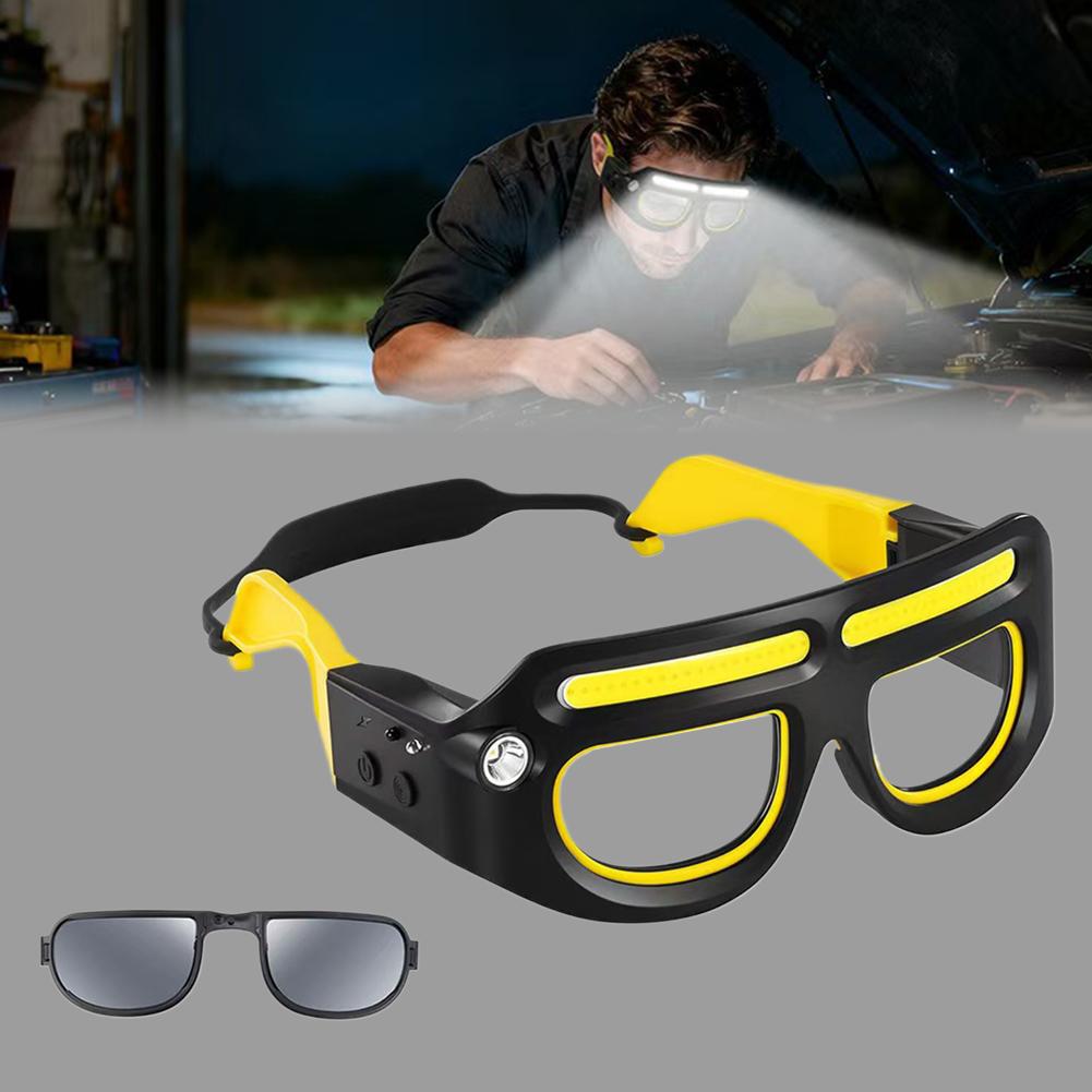 نظارات رأس  قابلة لإعادة الشحن Lunettes LED frontales rechargeables