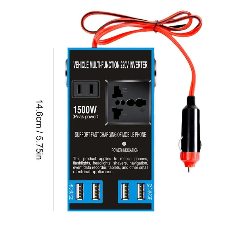 Onduleur universel محول طاقة  للسيارة 2000W