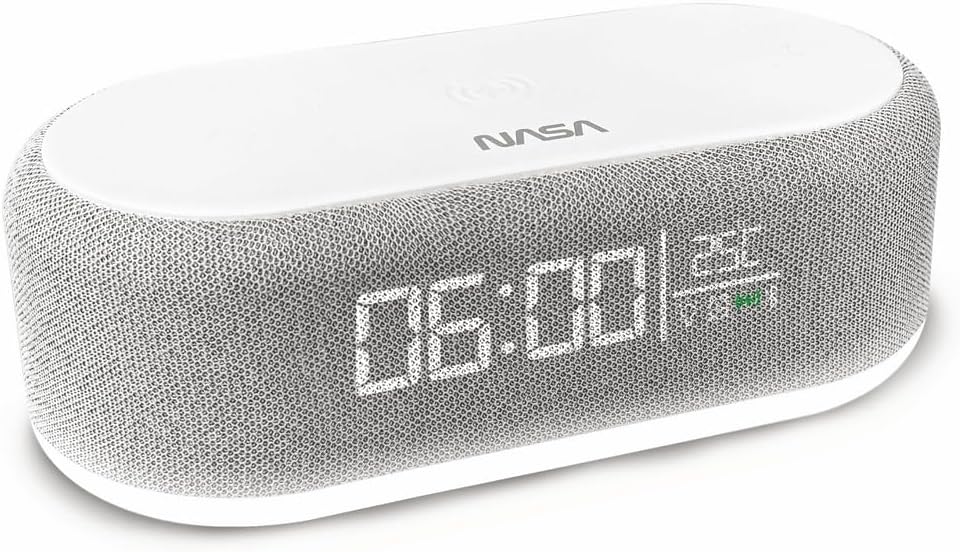 NASA SPC400 Réveil ساعة منبه  مزودة بمكبري صوت