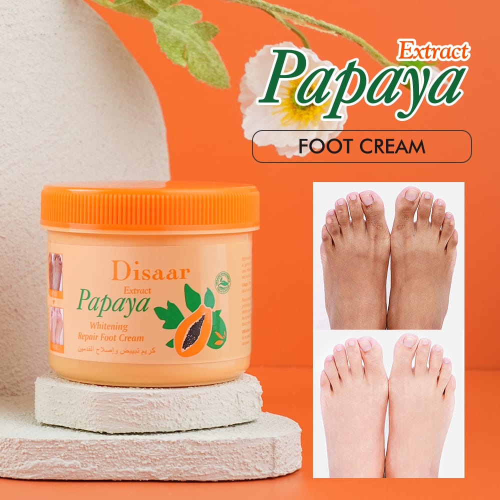 crème pour les pieds à la papaye  كريم القدم بالبابايا