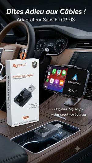 Wireless Car Adapter جهاز ارسال واستقبال بلوتوث