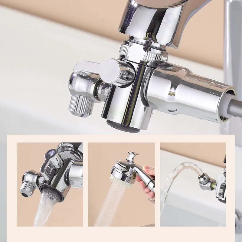 Pulvérisateur de lavage   ملحقات رشاش صنبور الحوض 3 في 1