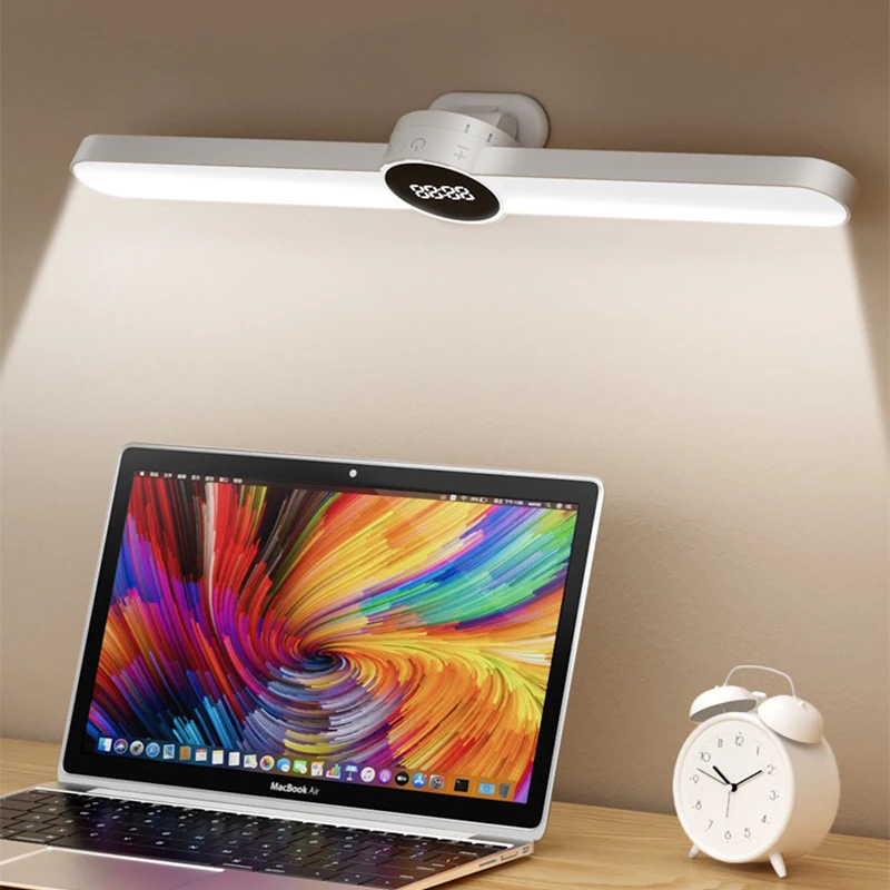 مصباح ليل ذكي باللمس قابل للشحن USB مع ساعة ومنبه -  Lampe de Nuit Tactile Intelligente Rechargeable USB avec Horloge et Réveil