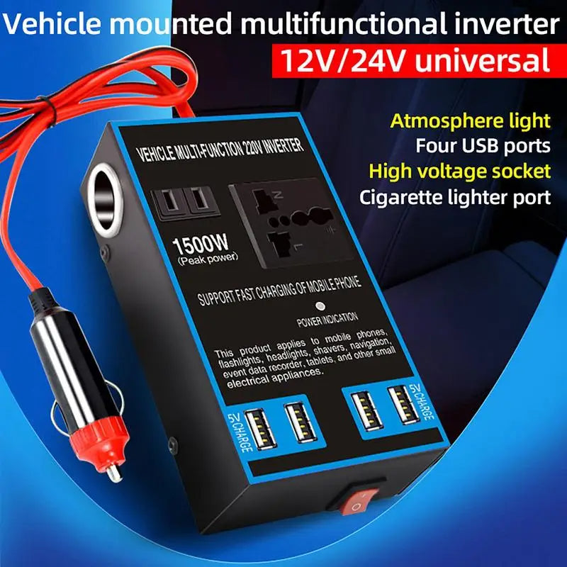 Onduleur universel محول طاقة  للسيارة 2000W